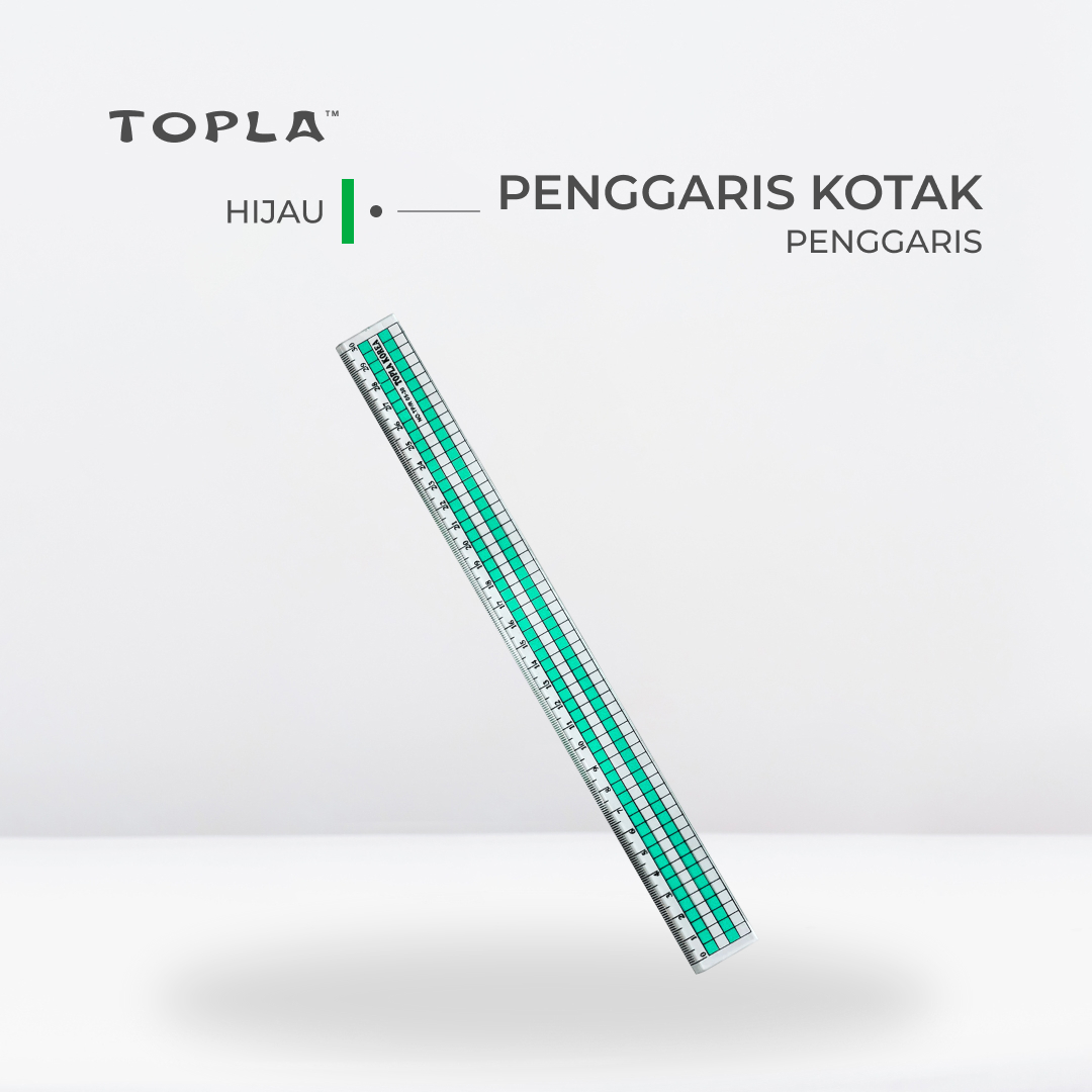 Garisan Motif Kotak | Penggaris by Topla