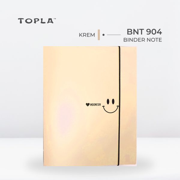 Binder Note Pastel BNT 904 A5 - Krem | Binder Notebook by Topla